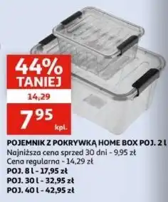 Auchan Pojemnik home box 40 l Plast Team oferta