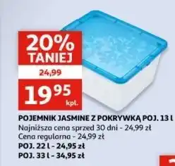 Auchan Pojemnik jasmine 33l Branq oferta