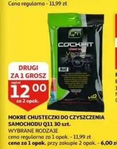 Auchan Chusteczki do kokpitu lemon Q11 oferta