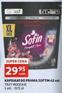 Auchan Kapsułki do prania black color protection Sofin Complete Care oferta