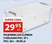 Auchan Pojemnik clipbox leo 56 l Keeeper oferta