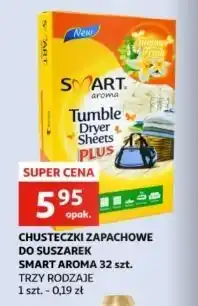 Auchan Chusteczki zapachowe plus Smart Aroma oferta