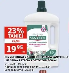 Auchan Spray przeciw roztoczom Sanytol oferta