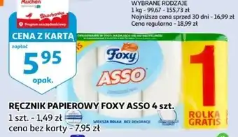 Auchan Ręcznik papierowy Foxy Asso oferta