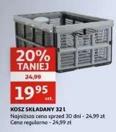 Auchan Kosz składany 32 l oferta