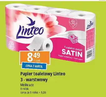 E.Leclerc Papier toaletowy satin różowy Linteo oferta