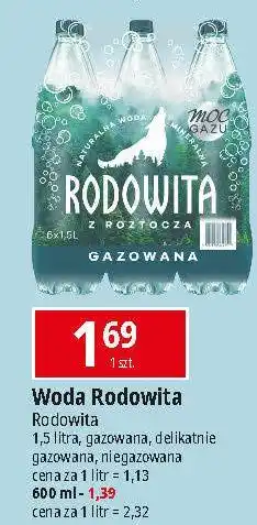 E.Leclerc Woda delikatnie gazowana Rodowita Z Roztocza oferta