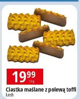 E.Leclerc Ciastka maślane z polewą toffi Lech oferta