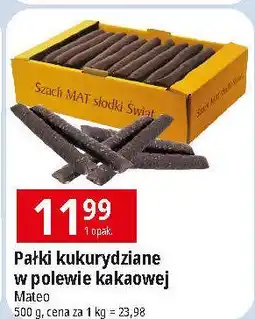 E.Leclerc Pałki kukurydziane w polewie czekoladowej Mateo (Starachowice) oferta