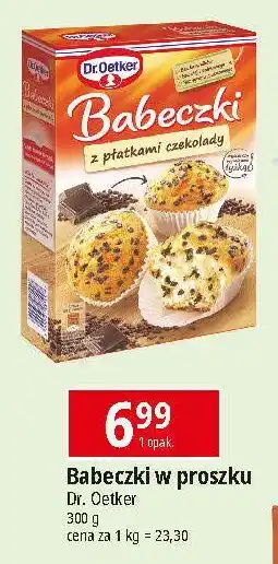 E.Leclerc Babeczki z płatkami czekolady Dr. Oetker oferta