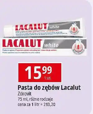 E.Leclerc Pasta do zębów Lacalut White oferta