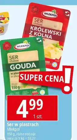 E.Leclerc Ser gouda - plastry Mlekpol oferta