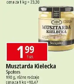 E.Leclerc Musztarda sarepska Społem Kielce oferta