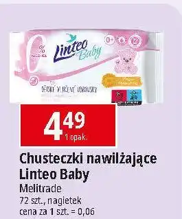 E.Leclerc Chusteczki nawilżane z nagietkiem lekarskim Linteo Baby oferta