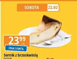 E.Leclerc Sernik z brzoskwinią Ciasta Domowe Wójcik oferta