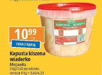 E.Leclerc Kapusta kiszona sandomierska Megawita oferta