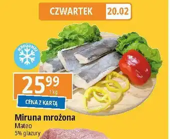 E.Leclerc Miruna mrożona Mateo oferta