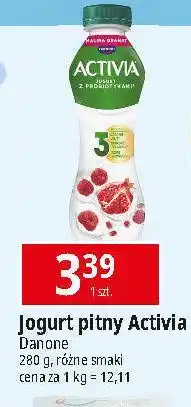 E.Leclerc Jogurt malina granat Danone Activia oferta