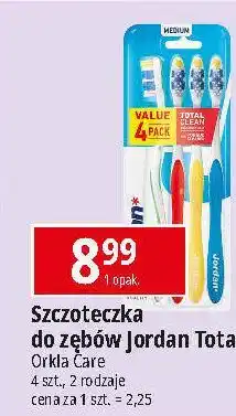 E.Leclerc Szczoteczka do zębów medium Jordan Total Clean oferta