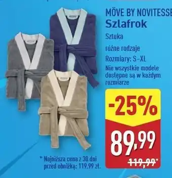 ALDI Szlafrok damski s-xl Move By Novitesse oferta