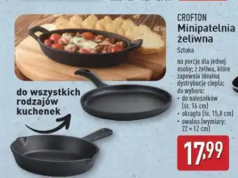 ALDI Minipatelnia żeliwna owalna 22 x 12 cm Crofton oferta