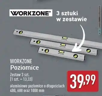 ALDI Poziomice aluminiowe Workzone oferta