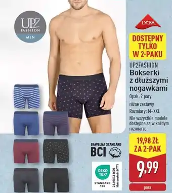 ALDI Bokserki męskie m-xxl Up2Fashion oferta