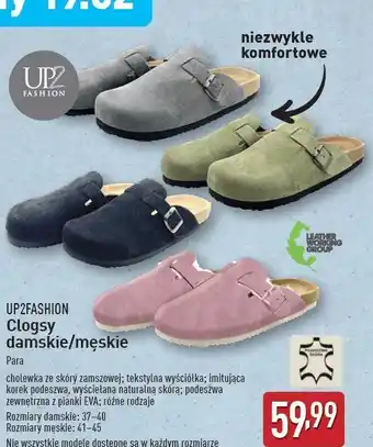 ALDI Clogsy męskie 41-45 Up2Fashion oferta