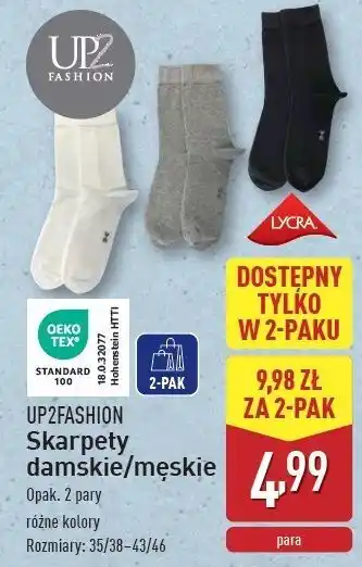 ALDI Skarpetki męskie Up2Fashion oferta