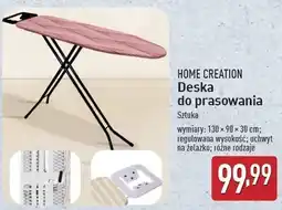 ALDI Deska do prasowania 130 x 90 30 cm Home Creation oferta