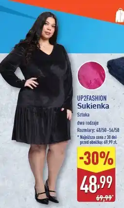 ALDI Sukienka dresowa damska 48/50-56/58 Up2Fashion oferta