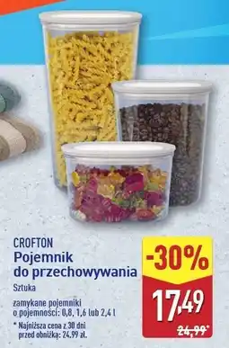 ALDI Pojemniki do przechowywania 2.4 l Crofton oferta