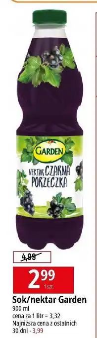 E.Leclerc Napój z czarnej porzeczki Garden oferta