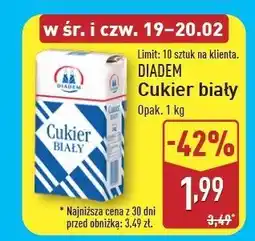 ALDI Cukier biały Diadem oferta