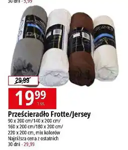 E.Leclerc Prześcieradło jersey 90 x 200 cm oferta