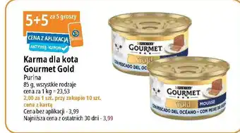 E.Leclerc Karma dla kota z łososiem Purina Gourmet Gold oferta