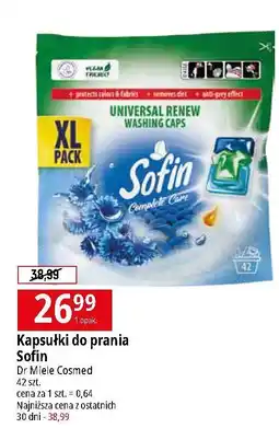 E.Leclerc Kapsułki do prania universal renew Sofin Complete Care oferta