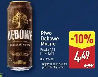 ALDI Piwo Dębowe Mocne oferta