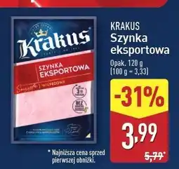 ALDI Szynka eksportowa Krakus Animex oferta