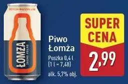 ALDI Piwo Łomża Jasne Pełne oferta