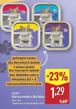 ALDI Karma dla kota ryba Cachet oferta