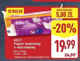 ALDI Papier toaletowy Kokett oferta