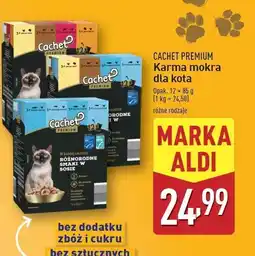 ALDI Karma dla kota róznorodne smaki Cachet oferta