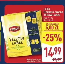 ALDI Herbata Lipton Yellow Label Tea oferta