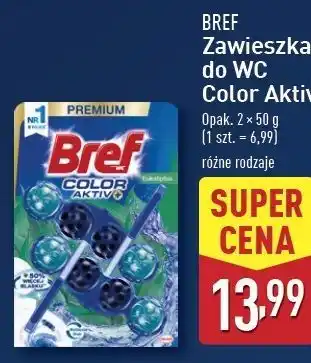 ALDI Zawieszka do wc eukaliptus Bref Color Aktiv (Wcześniej Blue Active) oferta