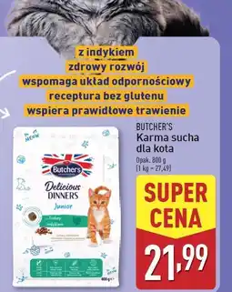 ALDI Karma dla kota z indykiem Butcher's Delicious Dinners oferta