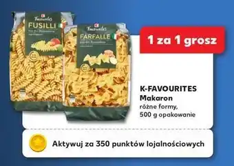 Kaufland Makaron farfalle K-Classic Favourites oferta