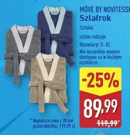 ALDI Szlafrok męski s-xl Move By Novitesse oferta