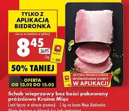 Biedronka Schab wieprzowy bez kości Kraina Mięs oferta