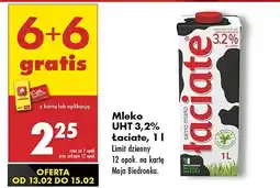 Biedronka Mleko 3.2% Łaciate oferta